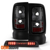 For 94-01 Dodge Ram OE Style Housing Tail Lamps + LED 3rd Brake Light - Smoke