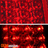 Fits 99-02 Silverado Sierra Pickup Red Clear LED Tail Lights Lamps Left+Right