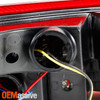 Fits 98-04 Porsche 911 996 99-04 Porsche Carrera 4 Red Clear Full LED Tail Lamps