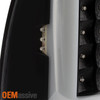 Fits 05-15 Toyota Tacoma Pickup Truck LED Tube Black Tail Lights Brake Lamp Pair