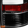 Fits 05-15 Toyota Tacoma Pickup Truck LED Tube Black Tail Lights Brake Lamp Pair