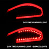 Fit 2005-2008 Porsche Boxster 987 2006-2008 Cayman Red Clear LED Tail Lights