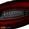 Fit 2005-2008 Porsche Boxster 987 2006-2008 Cayman Red Clear LED Tail Lights