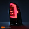 Fits 05-15 Toyota Tacoma Pickup Truck LED Tube Smoked Tail Light Brake Lamp Pair