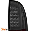 Fits 05-15 Toyota Tacoma Pickup Truck LED Tube Smoked Tail Light Brake Lamp Pair