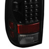 For 99-07 F250/350/450/550 Black LED Styleside Tail Lights+Smoked 3Rd Brake Lamp