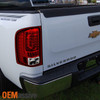 Fits 07-13 Silverado 1500 2500 3500 Pickup Red Clear LED Tail Lights Brake Lamps