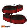 Fits 92-95 Honda Civic 3Dr Hatchback Ex Lx Eg6 JDM Red Smoke 4Pcs Tail Lights
