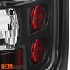 Fit 1994-2001 Dodge Ram 1500 2500 3500 Black LED Tail Lights L+R