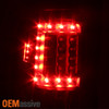 Fit 1994-2001 Dodge Ram 1500 2500 3500 Black LED Tail Lights L+R