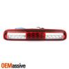Fit 99-03 Silverado Sierra LED Tail Lamp Housing & 3rd Brake Light Red Clear Len