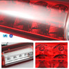 Fit 99-03 Silverado Sierra LED Tail Lamp Housing & 3rd Brake Light Red Clear Len