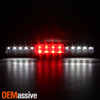 Fit 99-03 Silverado Sierra LED Tail Lamp Housing & 3rd Brake Light Red Clear Len