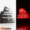 For Chevy 2006-2013 Impala 14-16 Limited LED Tube Black Tail Brake Lights Pair