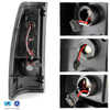 Fit 03-06 Silverado 04-06 Sierra LED Tail Lamps +3rd Brake Light - Black Smoke