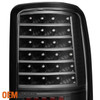 Fits 00-06 Suburban Tahoe Yukon/Yukon Denali LED Black Tail Brake Lights Lamps