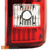 Fits 1999-2002 Silverado 1999-2003 Sierra Red Clear LED Tail Lights Brake Lamps