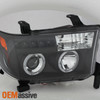 Fits 07-13 Tundra Black Halo LED Projector Headlights + LED Tail Lights Lamps