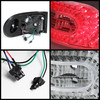 Fits 07-14 Toyota Fj Cruiser Full LED Tail Lights Lamps Chrome Clear Left+Right