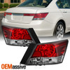 For 2008-2012 Honda Accord 4Door Sedan Tail Lamp Brake Light Pair LH+RH 09 10 11