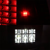 Fits 09-18 Dodge Ram C Strip LED Black Smoke Taillights+Black LED 3Rd Brake Lamp