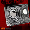Fit 03-06 Silverado Sierra 1500 2500 3500 Red Clear Tail Lights+3rd Brake Lamp