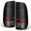 Fit 97-03 F150 99-07 F250/350/450/550 Styleside Blk Smoked LED Tail Brake Lights