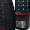 Fit 97-03 F150 99-07 F250/350/450/550 Styleside Blk Smoked LED Tail Brake Lights