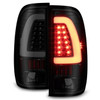 Fit 1997-2003 Ford F150 1999-2007 F250 F350 Black Smoked LED Tube Tail Lights