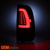 Fit 1997-2003 Ford F150 1999-2007 F250 F350 Black Smoked LED Tube Tail Lights