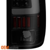 Fit 1997-2003 Ford F150 1999-2007 F250 F350 Black Smoked LED Tube Tail Lights