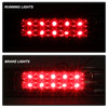 Fit 04-08 Ford F-150 Black LED Tail Lights + Smoked LED 3rd Brake Lamp 2004-2008