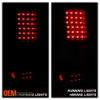 Fits 04-08 Ford F150 Pickup Truck Black LED Tail Lights Lamps Left+Right