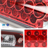 [LED Combo]Fit 07-09 Dodge Ram Tail Lamps & 3rd Brake Light set - Red Housing