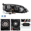 Fits 15-19 VW Golf GTI SportWagen MK7 DRL LED Tube Black Projector Headlights