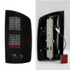 Fit 2003-06 Dodge Ram SMD LED Black Smoke Taillights + Smoke LED 3Rd Brake Lamp