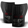 Black Smoked Fits 07-13 Tundra LED Tail Lights Lamps Replacement 2000 2011 2012