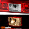 Fits 97-00 BMW E39 5-Series Sedan Red Clear Tail Lights Brake Lamps Pair Set