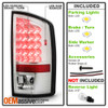 Fits 07-08 Dodge Ram 1500 07-09 2500/3500 Pickup Full LED Tail Brake Lights Lamp