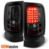 Fit 1994-2001 Dodge Ram Pickup Smoked LED Tail Lights Lamp Taillight Left +Right