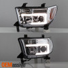 Fits 2007-2013 Toyota Tundra | 2008-2013 Sequoia Light Bar Projector Headlights