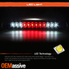 For 1999-2002 Chevy Silverado Black LED Tail Lights & Smoked LED 3rd Brake Lamps