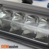Fit 1999-2002 Chevy Silverado GMC Sierra Black LED Tail Lights+3rd Brake Light
