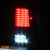 Fits 09-18 Dodge Ram 1500 2500 3500 Full LED Black Taillights+LED 3Rd Brake Lamp