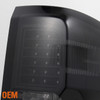 Fit [Black Smoked] 2014-2018 Silverado 1500 LED Tail Lights+3rd Brake Cargo Lamp