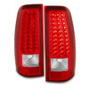Fit Smoked 99-02 Chevy Silverado 1999-03 GMC Sierra Pickup LED Tail Lights Lamps
