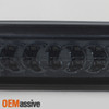 Fit 03-06 Ram 1500/2500/3500 Dark Red Tail Lights + Smoked LED 3rd Brake Lamp