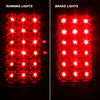 Fit 97-03 Ford F150 99-07 F250/350/450/550 Styleside LED Tail Lights Brake Lamps