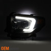 Fits 14-21 Tundra Black Smoked Tube Projector Headlights & Black LED Taillight