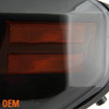Fits 14-21 Tundra Black Smoked Tube Projector Headlights & Black LED Taillight